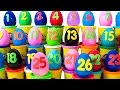 LEARN NUMBERS w/ SURPRISE EGGS Peppa Pig Mickey Mouse Minnie Mpuse Masha and The Bear Surprise Toys