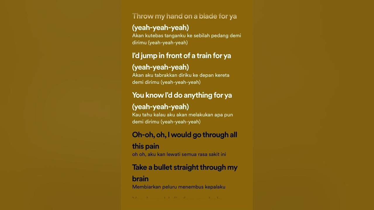 Grenade | Bruno Mars | Lirik Terjemahan Indonesia Grenade | Bruno Mars | Lirik Terjemahan Indonesia