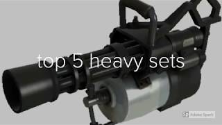 top 5 heavy cosmetic sets tf2