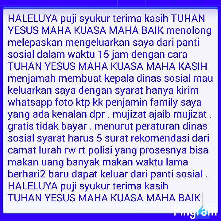 HALELUYA puji syukur terima kasih TUHAN YESUS MAHA KUASA MAHA BAIK