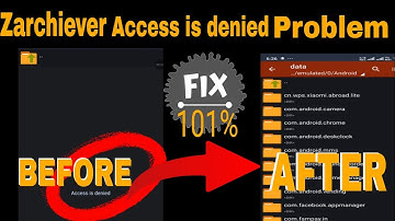 "Finally 😯 ZArchiver Access Denied Problem FIXED ✅ | 100% Working Solution Any Device 🔥"