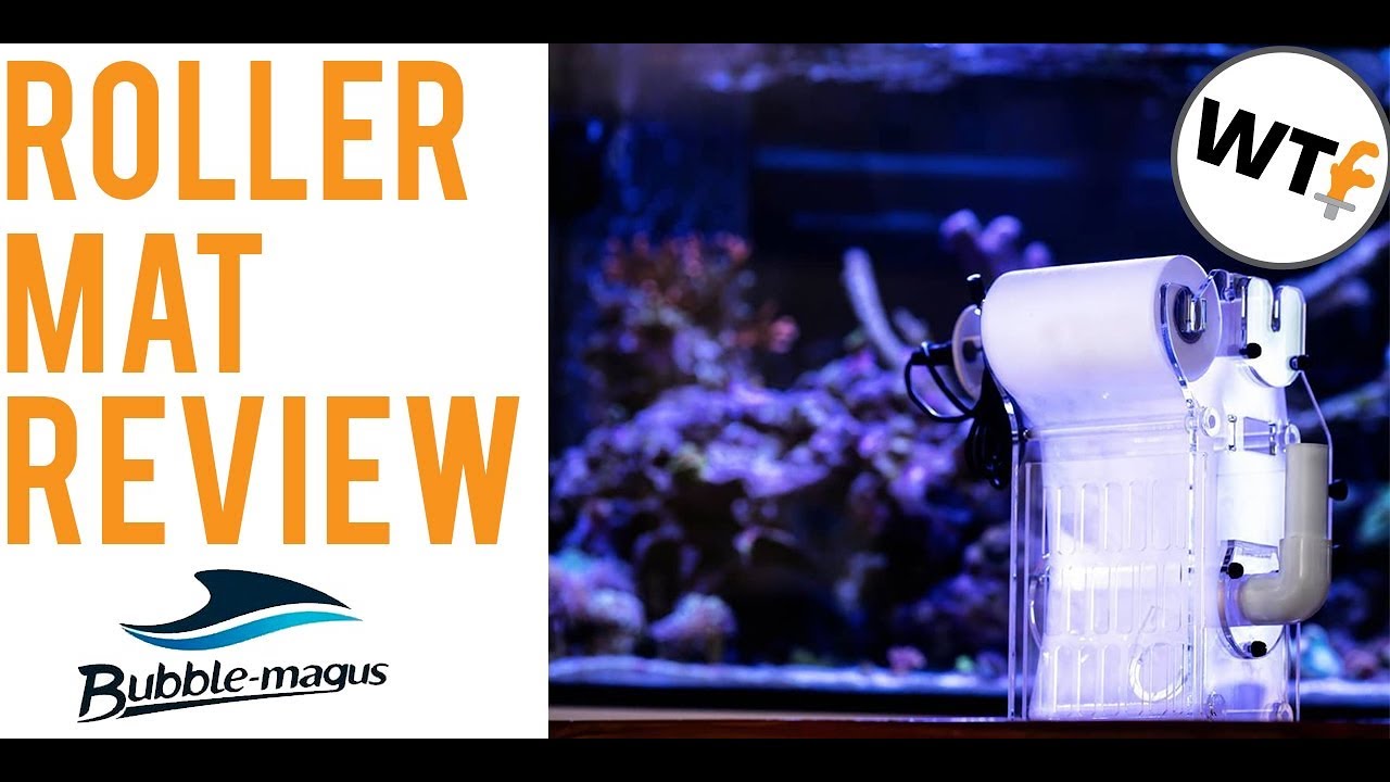 Reef Tank Roller Mat 2 Month Review Bubble Magus Filter Roller YouTube
