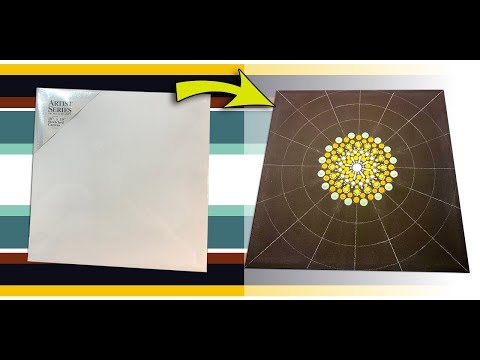 How to make a Dot Mandala Painting Part 1 - 233