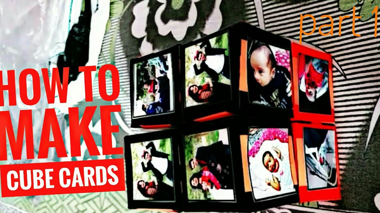 Part 1: How to Make Cube Cards !! Hand To Heart !!