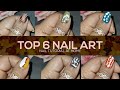 Top 6 nail art💅🪡 #trending #viral #viralvideo #youtube #explore #nailart #nails #tutorial #artist