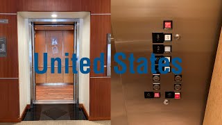 RARE United States Square Button Hydraulic Elevator - Foothill Corporate Center - Pleasanton, CA