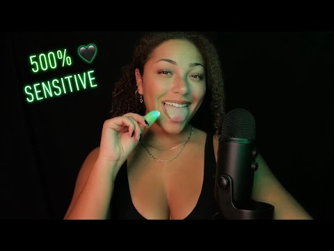 ASMR At 500% Sensitivity 💚🤯 (Brain Melting Whispers & Triggers)