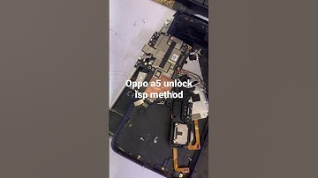 Oppo a5 unlock by Ufi isp method #shorts