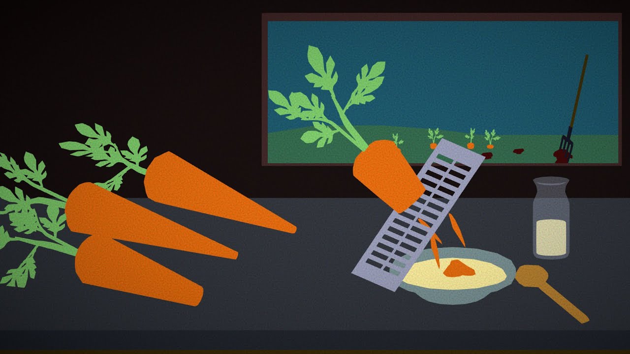 CARROTS AND CREAM - Carrot Eating ASMR wholesome content ( NEW ENDING )