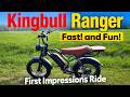 Kingbull Ranger First Impressions Ride - New Favorite Moped Style E-Bike! #kingbull #ebike #ranger