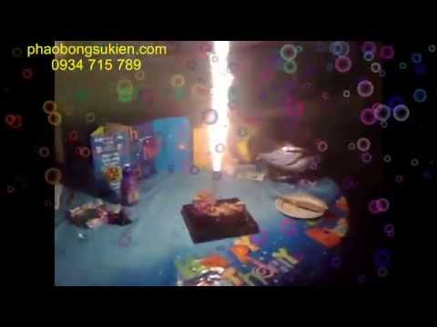 Video Pháo bông phụt, pháo phụt sinh nhật - youtube