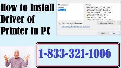 Call 1-833-321-1006 for How to Install Driver of Printer in PC | www.123.hp.com Driver Install