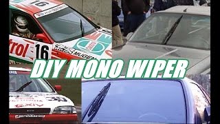 how to do a single / mono wiper conversion