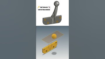Wall Mounted Hook | Autodesk Inventor | 2025 #3dprinting #autodeskinventor #cad #mechanic