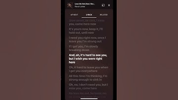 Thumbnail of Love me not lyrics ❤️ | #itsautumn #fypviralシ #edit #capcut #viral #tiktok #lovemenot #lyrics #fyp