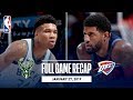 Full Game Recap: Bucks vs Thunder | Paul George's Impressive 36 Point Performance