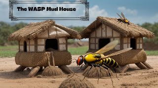 Insect "MUD HOUSES " || Engineers of Nature || Wasps #wildlife #facts