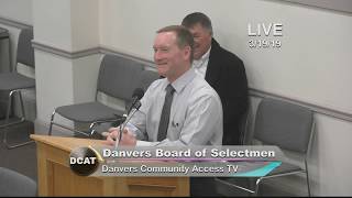 Board of Selectmen: 3/19/19 - Danvers, MA