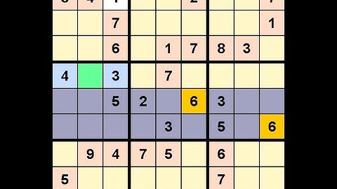 How to Solve Los Angeles Times Sudoku Impossible April 24, 2022 - v1