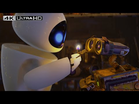 WALL-E Meets Eva | WALL-E 4K HDR