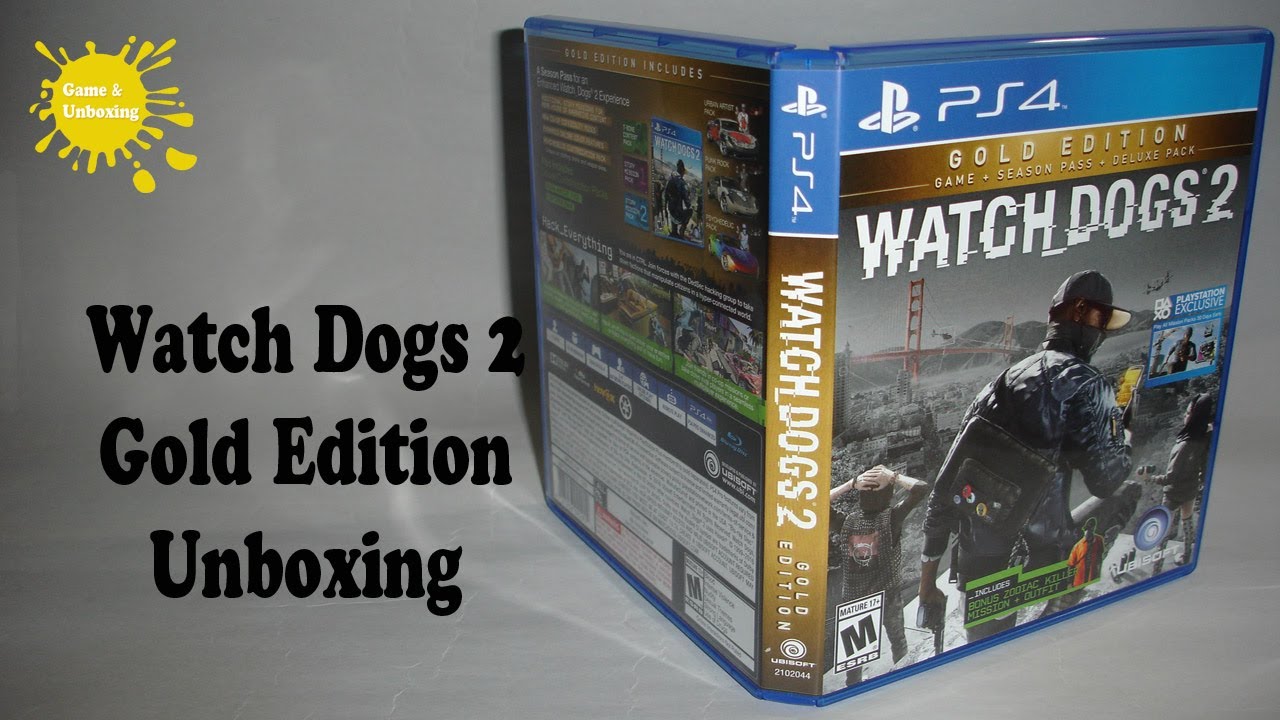 Watch Dogs 2 Gold Edition Ps4 Unboxing Overview Youtube