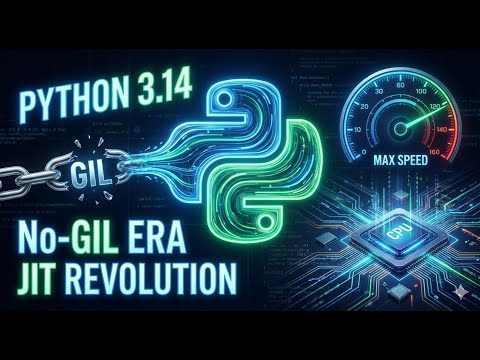 Python 3.14: The End of GIL? 🚀 | Real Parallelism & JIT Revolution Explained
