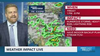 Weather Impact Live: Looking at impacts from Edouard and tracking heavy rain in the forecast