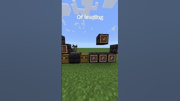 How to Make a Potion of Leaping in 60 Seconds or Less!  #minecraft #tutorial  #potion  #guide