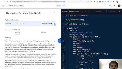Google CodeJam 2020 Round 1C