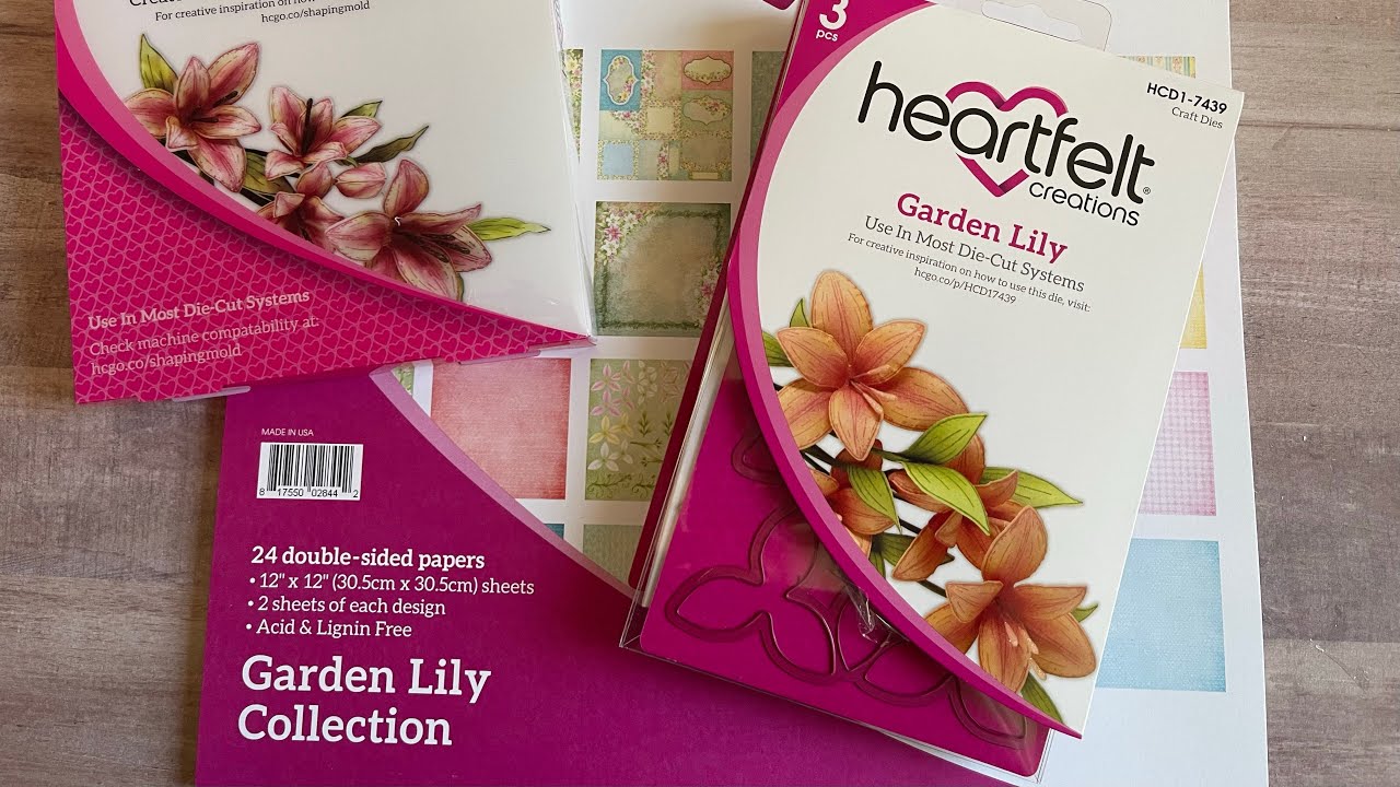 Présentation collection heartfelt creations garden lily ( les lys )