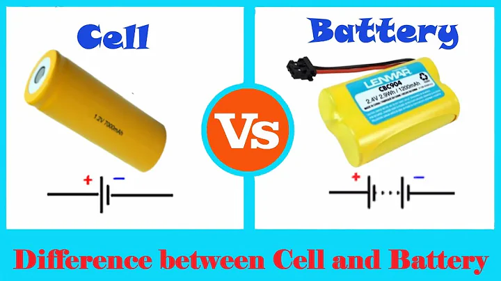 Cell vs Battery - Bifference between Cell and Battery - Cell vs Battery