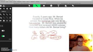 Introduction to Ratio and Proportion Word Problems: Currency Conversion (8.1)