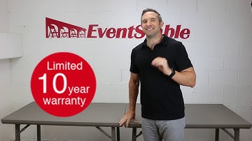 Zown Premium Plastic Folding Tables from EventStable