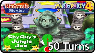 Mario Party 4 - Shy Guy's Jungle Jam (2 Players, 50 Turns, Mario vs Yoshi vs Daisy vs Peach)