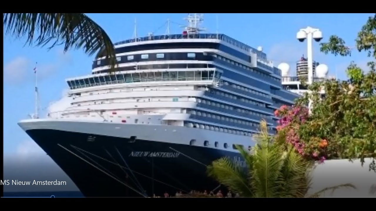 youtube nieuw amsterdam cruise ship