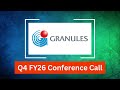 Granules India Q4 FY26 Concall: Profit Jumps 33% as Revenue Hits Record High