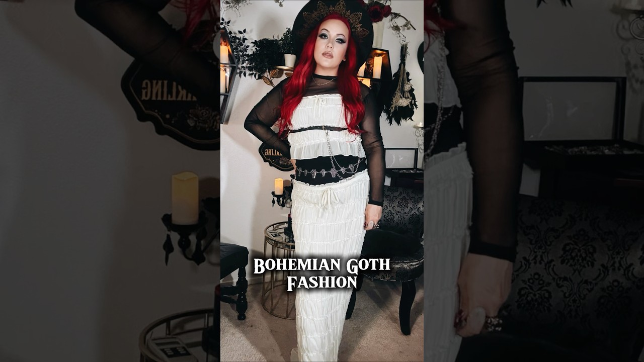 Bohemian Goth Fashion 🕷️ Alternative Outfit Ideas | Underworld Summer Style #fashion #alternative