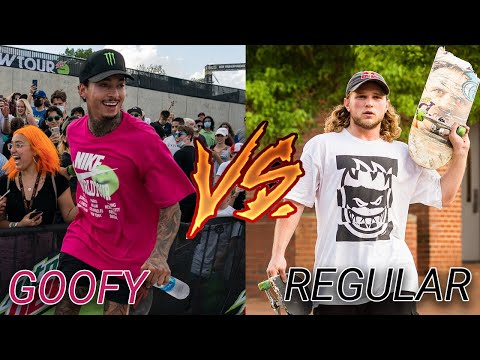 Goofy Vs Regular Skaters !