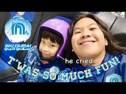 BEATING THE HEAT IN SKI DUBAI!!! *my brother cried* | itsJCTV