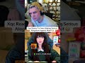 Xqc Reacts To Emiru Making Serious Allegations against Mizkif 😳 #xqc #emiru #mizkif #fyp #viral