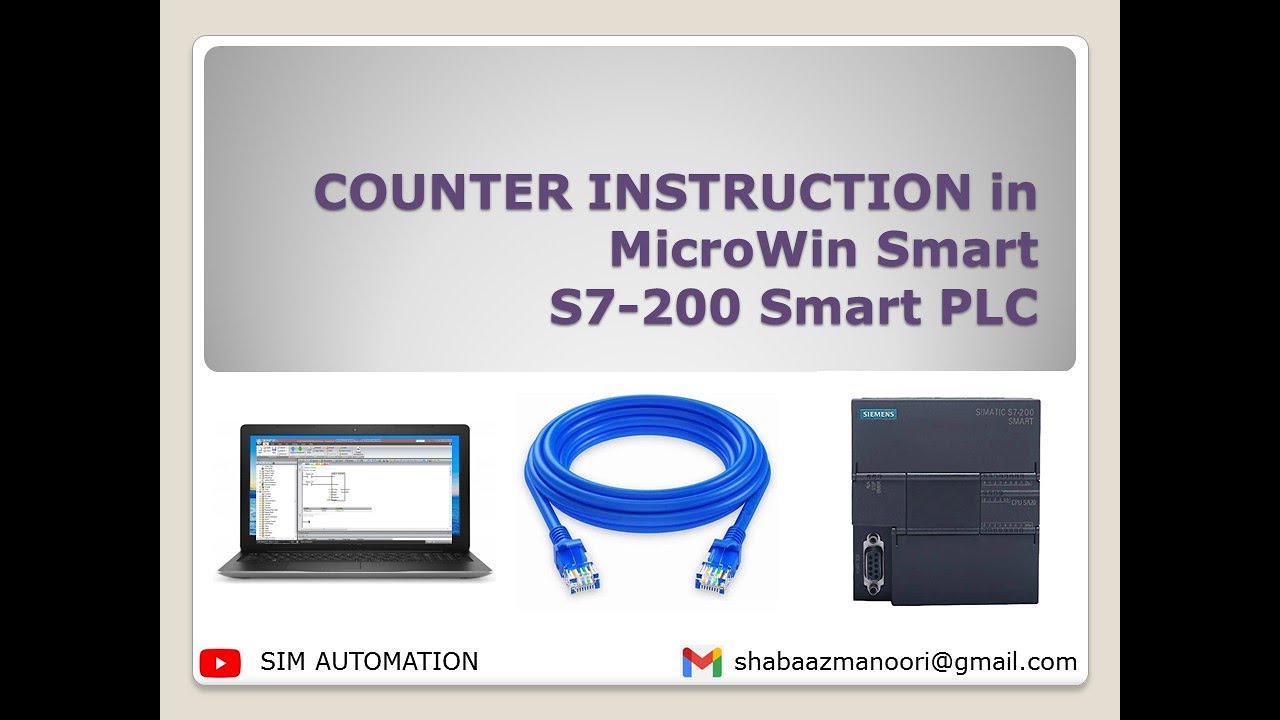 lesson 5: S7-200 SMART PLC Tutorial | COUNTER Instruction Explained ...