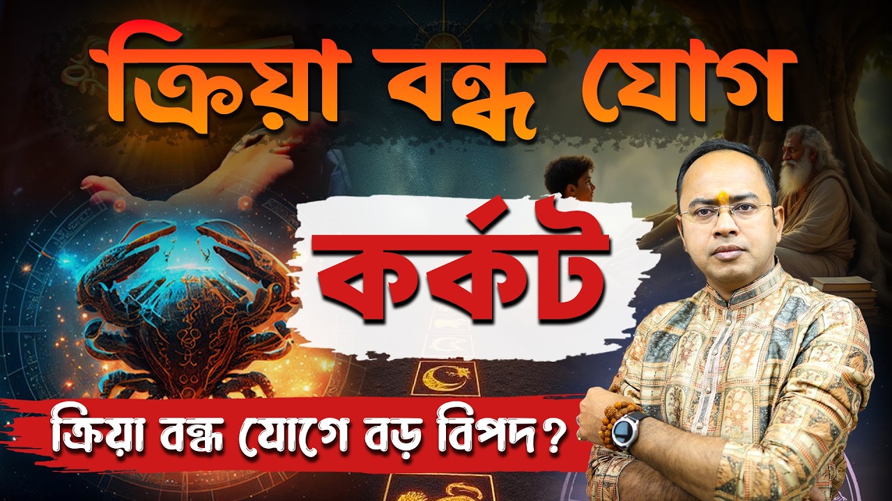কর্কট রাশির ক্রিয়া বন্ধ যোগ ও তার মুক্তির উপায় | Santanu Dey