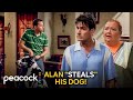 Two And A Half Men Alan S Ex Calls The Cops After He Steals Their Dog