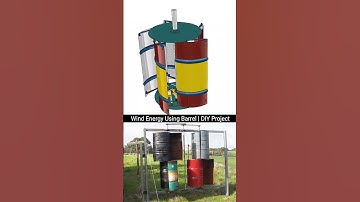 DIY Wind Turbine from Barrels: Eco-Friendly Energy on a Budget #inovative #windenergy #windpower