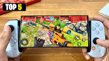 Top 5 Android & iOS Games with PC-Like Realistic Graphics 2024 (Online/Offline)