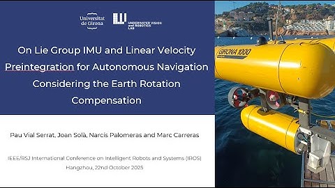 [IROS2025] On Lie Group IMU and Linear Velocity Preintegration for Autonomous Navigation
