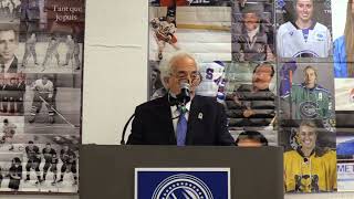 Bruce Bennett Induction speech to the NY State Hockey Hall of Fame Class of 2025