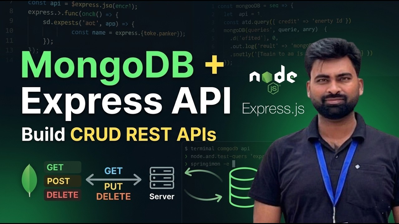 How to Build REST APIs with MongoDB & Express.js | CRUD APIs with MVC ...