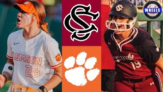 #25 South Carolina vs #11 Clemson Highlights (Crazy Game!) | 2024 College Softball Highlights screenshot 3