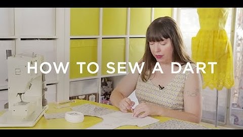 How to Sew a Dart
